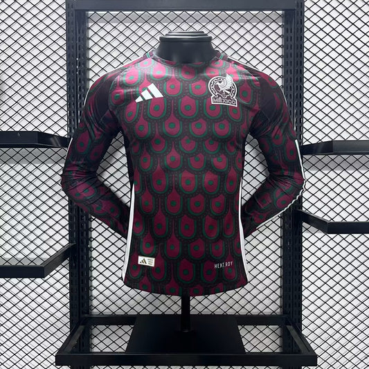 CAMISETA MEXICO I 2024 HOMBRE (VERSIÓN JUGADOR) MANGA LARGA
