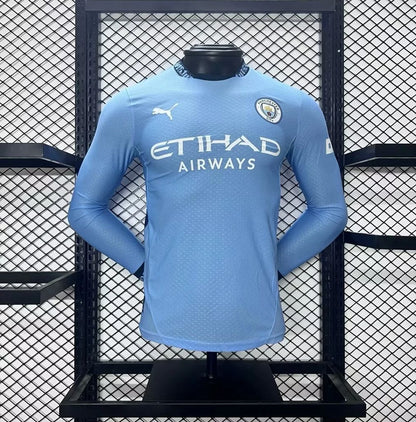 CAMISETA MANCHESTER CITY I 24/25 HOMBRE (VERSIÓN JUGADOR) MANGA LARGA