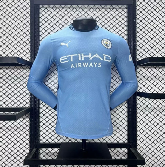CAMISETA MANCHESTER CITY I 24/25 HOMBRE (VERSIÓN JUGADOR) MANGA LARGA