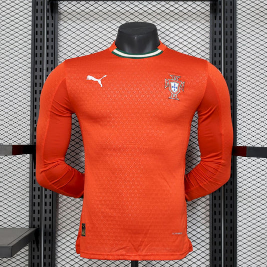 CAMISETA PORTUGAL I 2025 HOMBRE (VERSIÓN JUGADOR) MANGA LARGA