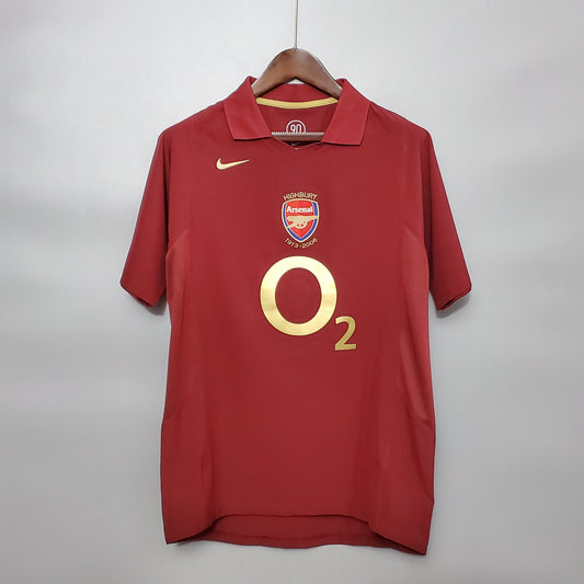 CAMISETA ARSENAL II 05/06 HOMBRE (RETRO)