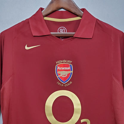 CAMISETA ARSENAL II 05/06 HOMBRE (RETRO)