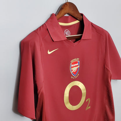 CAMISETA ARSENAL II 05/06 HOMBRE (RETRO)