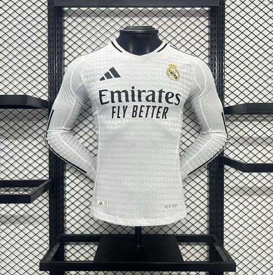 CAMISETA REAL MADRID I 24/25 HOMBRE (VERSIÓN JUGADOR) MANGA LARGA