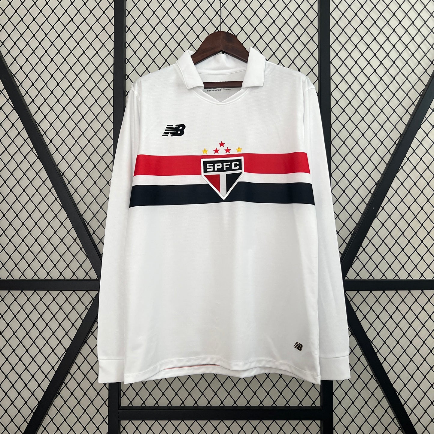 CAMISETA SÃO PAULO I 24/25 HOMBRE (MANGA LARGA)