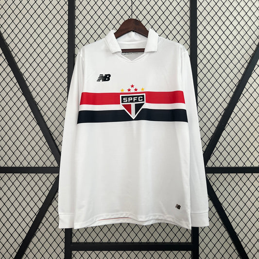 CAMISETA SÃO PAULO I 24/25 HOMBRE (MANGA LARGA)