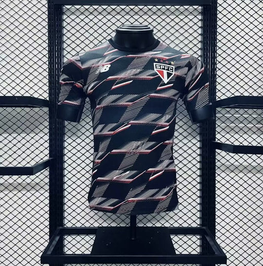 CAMISETA SÃO PAULO CALENTAMIENTO I 24/25 HOMBRE (VERSIÓN JUGADOR)