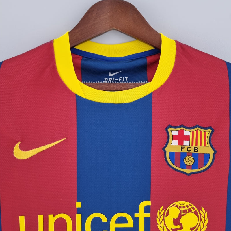 CAMISETA BARCELONA I 10/11 HOMBRE (RETRO) MANGA LARGA