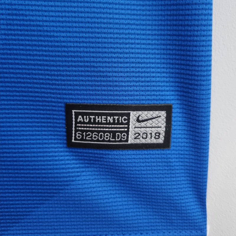 CAMISETA BRASIL II 2018 HOMBRE (RETRO)