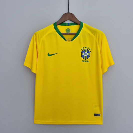 CAMISETA BRASIL I 2018 HOMBRE (RETRO)
